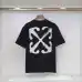 7OFF WHITE T-Shirts for MEN Black/White #A51227
