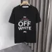 15OFF WHITE T-Shirts for MEN Black/White #A52716