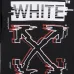 4OFF WHITE T-Shirts for MEN Black/White #A52716