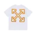 1OFF WHITE T-Shirts for MEN Black/White/Purple #A47556
