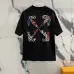 4OFF WHITE T-Shirts for MEN Black/White/Red #A47298