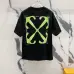 3OFF WHITE T-Shirts for MEN big logo Black/White #A47295