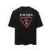 10PRADA Short Sleeve Shirts for Men Cotton Milano Black/White #A49042