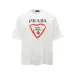 1PRADA Short Sleeve Shirts for Men Cotton Milano Black/White #A49042