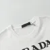 8PRADA Short Sleeve Shirts for Men Cotton Milano Black/White #A49043