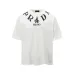 12PRADA Short Sleeve Shirts for Men Cotton Milano Black/White #A49044