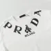 3PRADA Short Sleeve Shirts for Men Cotton Milano Black/White #A49044