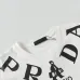 8PRADA Short Sleeve Shirts for Men Cotton Milano Black/White #A49044