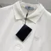 17Prada T-Shirts Polo for Men Buttons Black/White #A46675