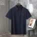 3Prada T-Shirts Polo for Men Buttons Black/White/Blue #A46673