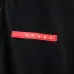 17Prada T-Shirts Polo for Men red logo Buttons Black/White #A46679
