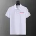 4Prada T-Shirts Polo for Men red logo Buttons Black/White #A46679