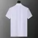 5Prada T-Shirts Polo for Men red logo Buttons Black/White #A46679