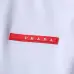 7Prada T-Shirts Polo for Men red logo Buttons Black/White #A46679