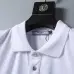 8Prada T-Shirts Polo for Men red logo Buttons Black/White #A46679