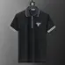 4Prada T-Shirts Polo for Men zipper Black/White #A46682