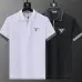 1Prada T-Shirts Polo for Men zipper Black/White #A46682