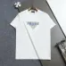 1Prada T-Shirts for Men 300g Black/White 100% Cotton #A53048