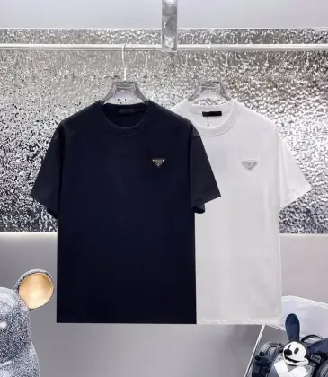 Prada T-Shirts for Men Black/White #A47304