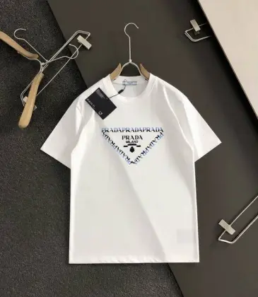 Prada T-Shirts for Men Black/White #A47306