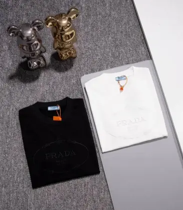 Prada T-Shirts for Men Black/White #A47316