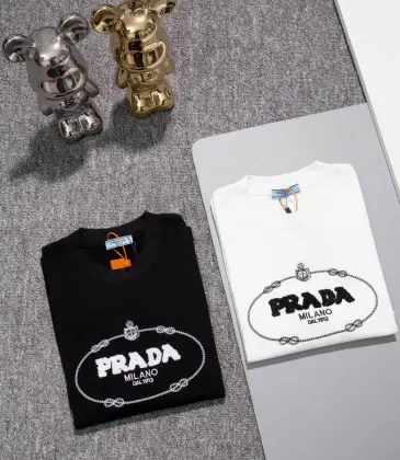 Prada T-Shirts for Men Black/White #A47317