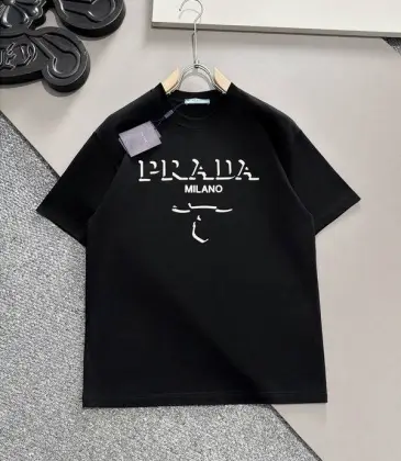 Prada T-Shirts for Men Black/White #A47321
