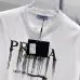 17Prada T-Shirts for Men Black/White #A47326