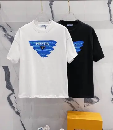 Prada T-Shirts for Men Black/White #A47328