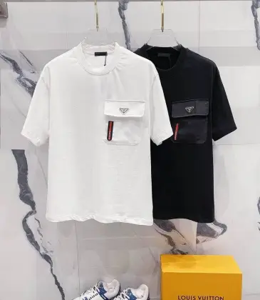Prada T-Shirts for Men Black/White #A47329