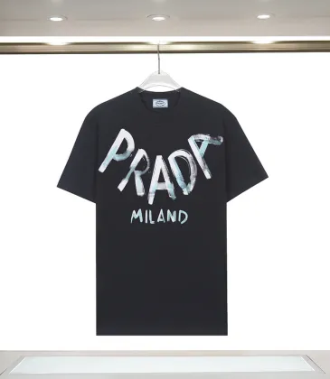 Prada T-Shirts for Men Black/White #A49393