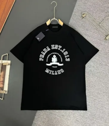 Prada T-Shirts for Men Black/White #A50319