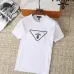 5Prada T-Shirts for Men Crew Neck Black/White #A46428
