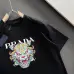 3Prada T-Shirts for Men dragon Black/White #A47307