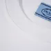 4Prada T-Shirts for Men triangle-logo Black/White #A48647
