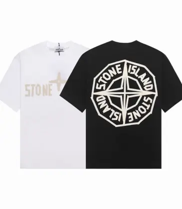 Stone Island T-Shirts for Men Black/White #A47335