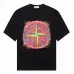 4Stone Island T-Shirts for Men Black/White #A47336