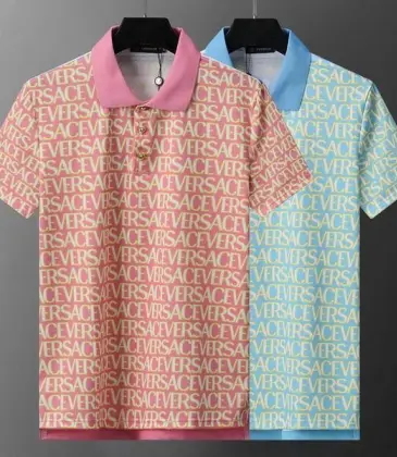 Versace T-Shirts Polo for Men t-shirts full printed #A46693