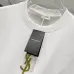 16YSL T-Shirts for MEN Black/White #A47062