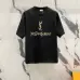 3YSL T-Shirts for MEN Black/White #A47062