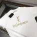 4YSL T-Shirts for MEN Black/White #A53132