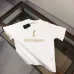 1YSL T-Shirts for MEN Black/White #A53132