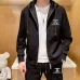 3Ch**el cardigan sweatshirt set for Men's long tracksuits Size M-5XL #A31101