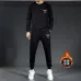 1Ch**el fleece sweatshirt for Men's long tracksuits Size M-4XL #A31099