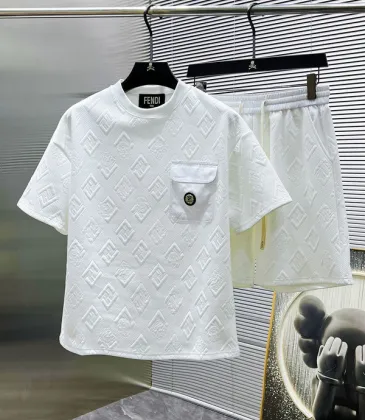 Fendi Tracksuits for Fendi Short Tracksuits for men #A49080
