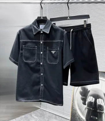 Prada Tracksuits for Prada Short Tracksuits for men #A49087