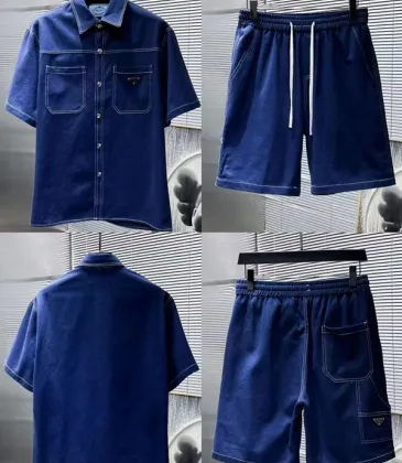 Prada Tracksuits for Prada Short Tracksuits for men #A49088