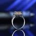 27Popular fashion simple white gold heart-shaped pink opal ring #999914512