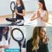 7Selfie Ring Light with Tripod Stand &amp; Cell Phone Holder for Live Stream/Makeup, Mini Led Camera Ringlight for YouTube Videos/Photography #99906251