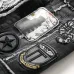 6New men's denim vest trendy men wash Black Embroidered Skull #999923258